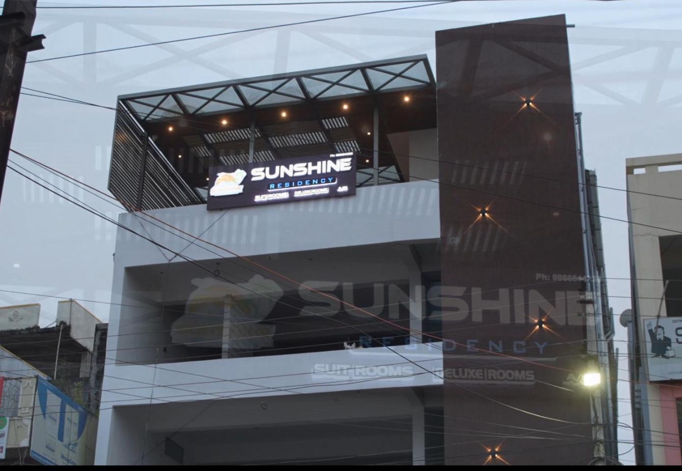 Hotel Sunshine Residency Mancherāl Exterior foto
